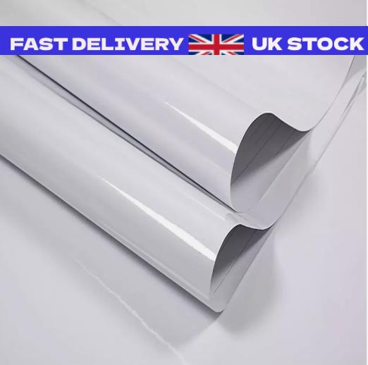 Product Introduction of 10M Gloss White Vinyl Film Self Adhesive Kitchen Cabinet Cupboard Door Stickers 1
