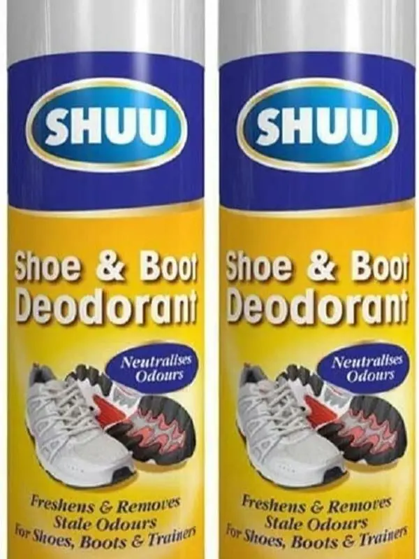 300ml Shoe & Boot Deodorant Spray Smell Remover for Foot Neutralizes Odor Sprays  (2) Footwear Comfort