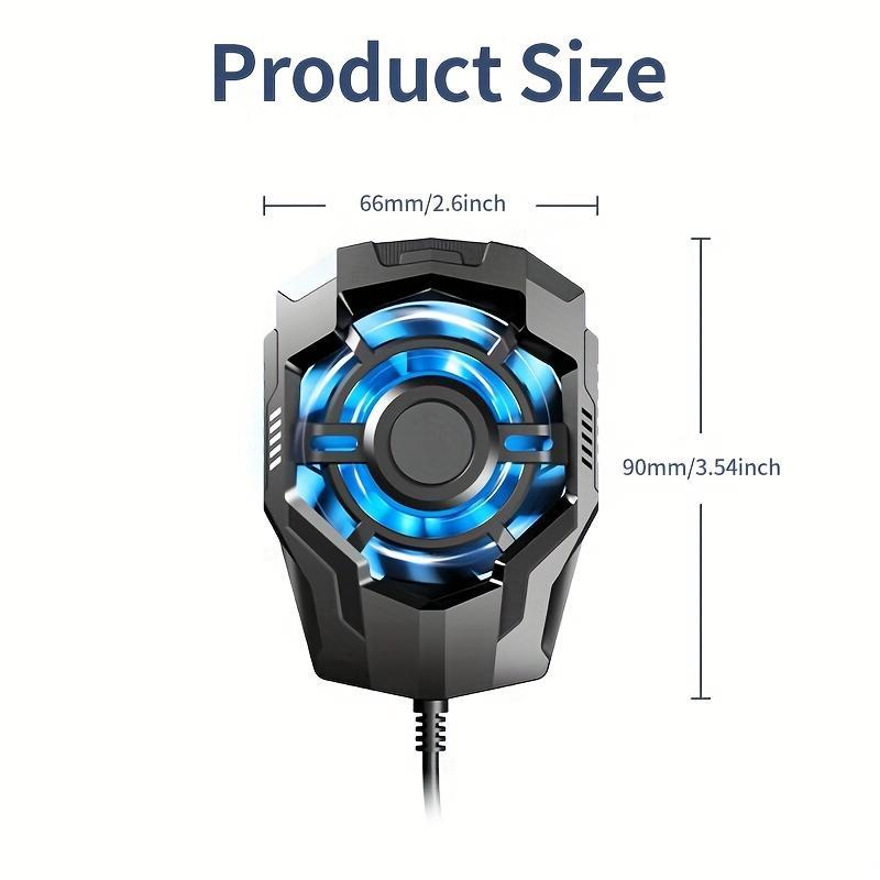 1pc F18 Strong Wind Cooling Fans - Gaming Cell Phone Radiator with Surperwind, USB Plug-in, Silent Operation for Enhanced Gaming Experience, Portable Peripheral Air-cooled Mobile Phone Cooler 1