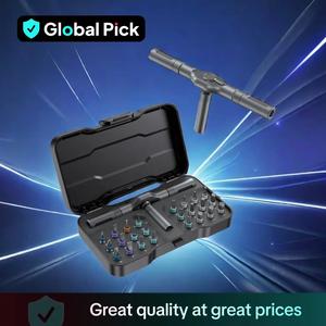 Magnetic Screwdriver Set, Multifunctional Screwdriver Drill Bit Set, Household Repair Tool Kit with Detachable T-shaped Ratchet Handle, Magnetic Multipurpose Screwdriver, Portable Heavy Duty Tool Box, Durable Tools & Hardware