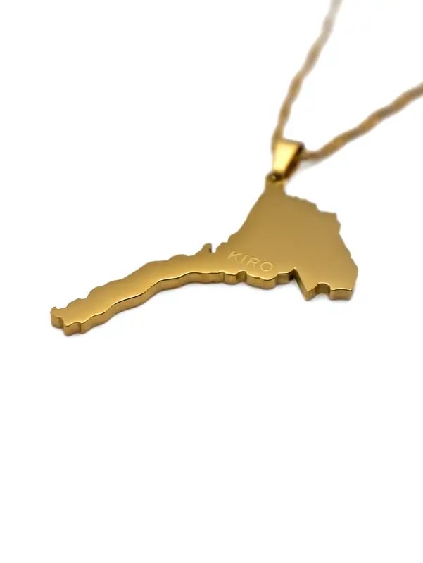Eritrea Map Necklace 4
