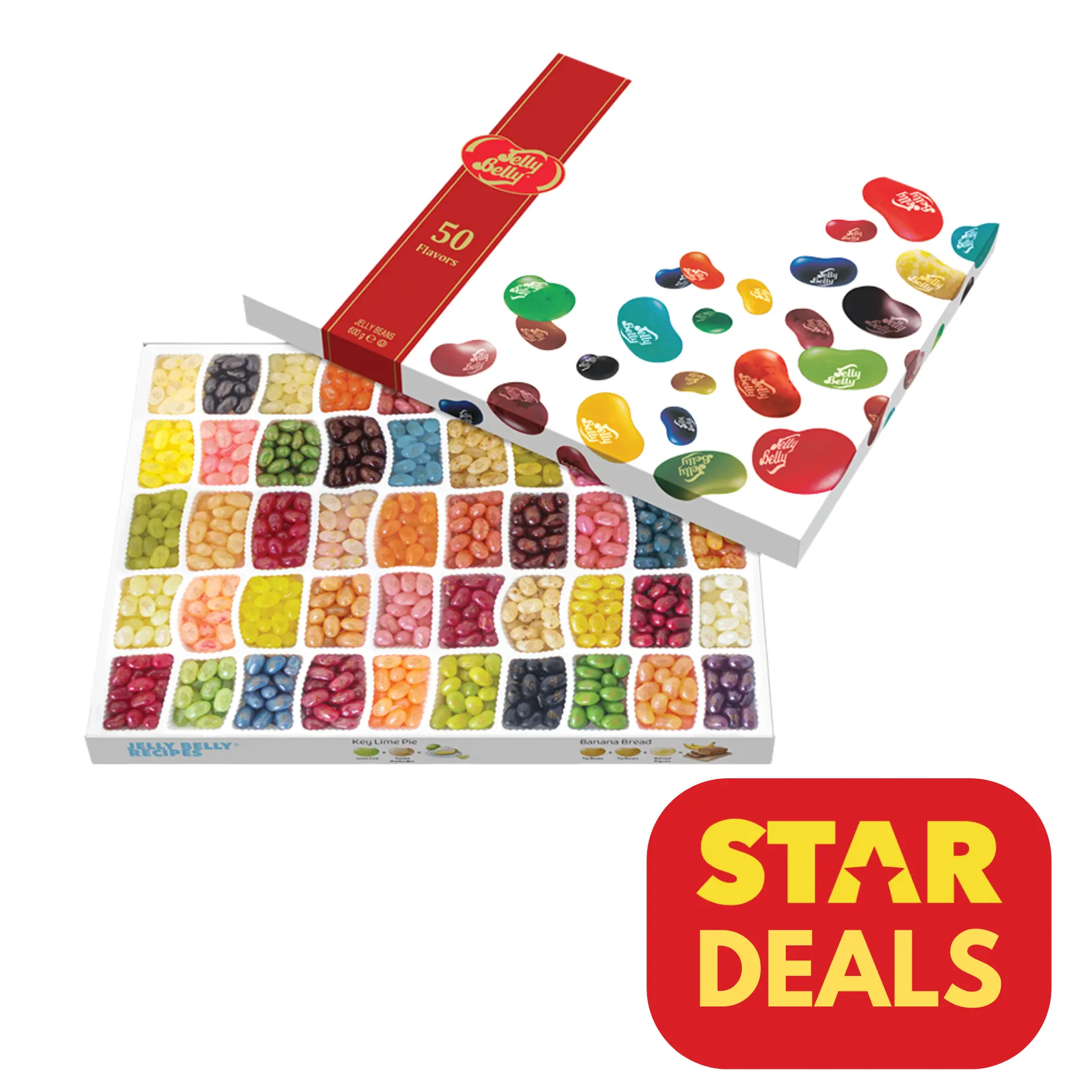 Jelly Belly 50 Flavours | 600g Box | the original gourmet jelly beans | best before 21st December 2025