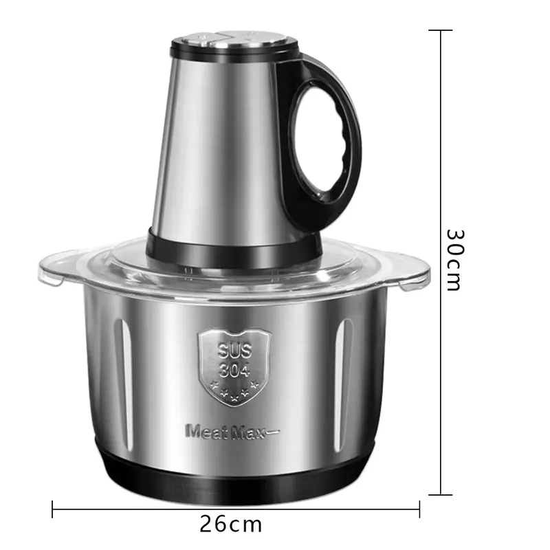5L Electric Meat Grinder Mincer Mixer Home Blender Food Chopper Processor Blade 8