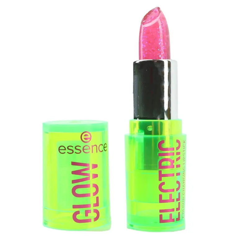 ESSENCE COLOUR-CHANGING LIPSTICK Electric Glow Nourishes Vegan Cruelty Free Rose Lipgloss Makeup Radiant Glitter Glossy Cosmetic 8