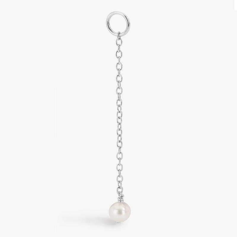 Long Pearl Drop Add-On Earring Charm (Single) 2