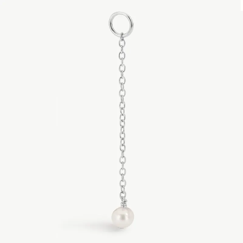Long Pearl Drop Add-On Earring Charm (Single) 2