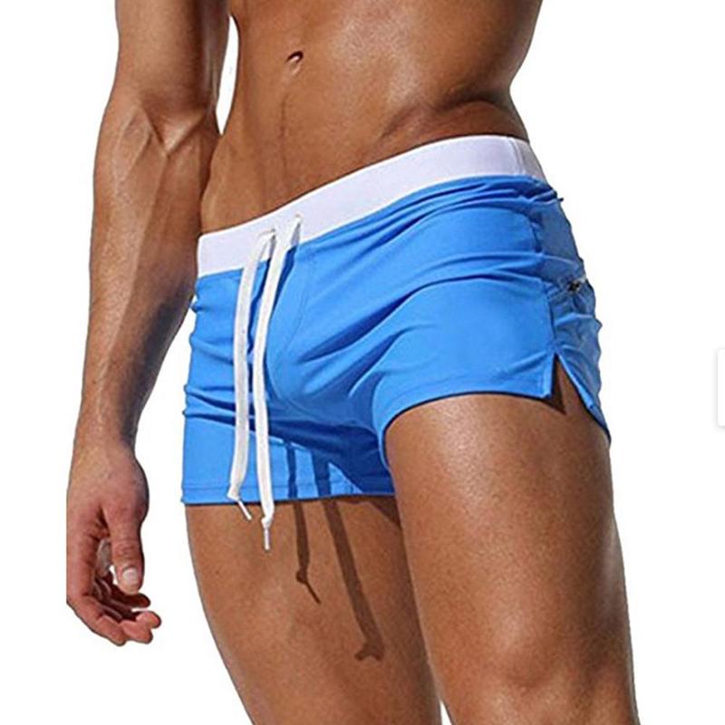 New Men's Fashionable Beach Shorts Made of Polyester Multi-color Sports and Casual Three Piece Shorts for Men 7