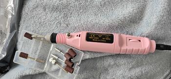Product Review of Electric Nail Drill Kit, Professional Manicure Kit for Acrylic Nail Gel, Portable Adjustable Speed Electric Manicure Pedicure Kit Nail Drill Polishing Shape Machine for Women Girls, Nail Art Pen for Christmas Gift from z**e 1