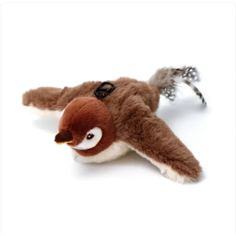 Interactive Plush Pet Toy - Sound & Motion Jumping Fish or Flapping Bird 5