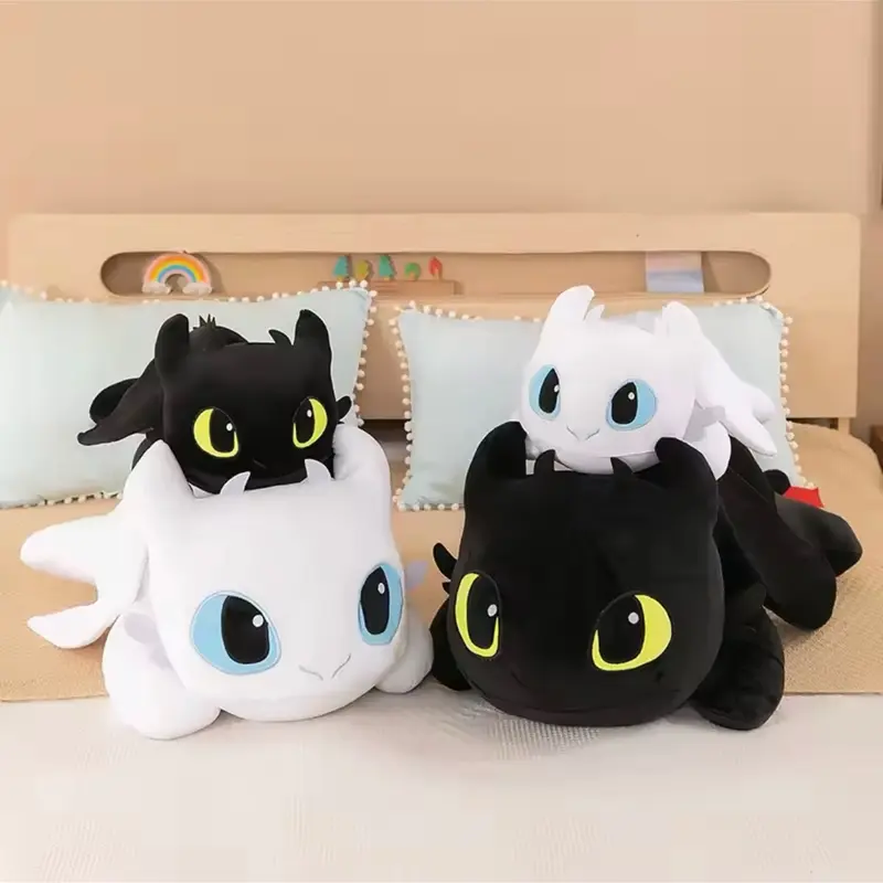Little Flying Dragon Kawaii Plush Toy Lying Posture Style Toothless Doll Pillow Toys Children Couple Birthday Gift 0