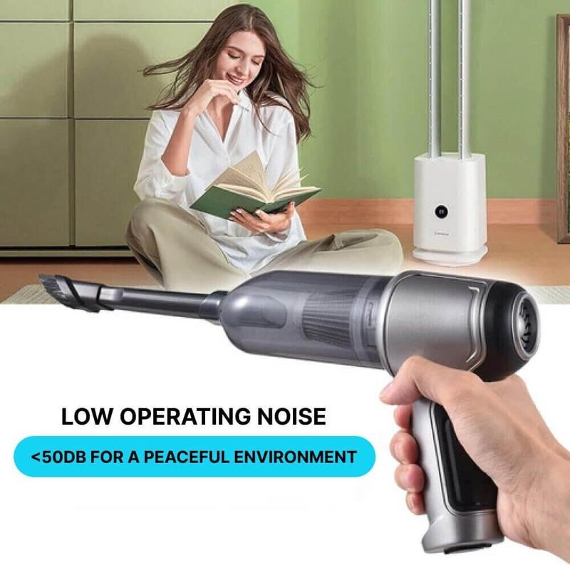 95000pa Powerful Car Vacuum Cleaner Wet/Dry Cordless Strong Suction Handheld 120W 6 Accessories 7