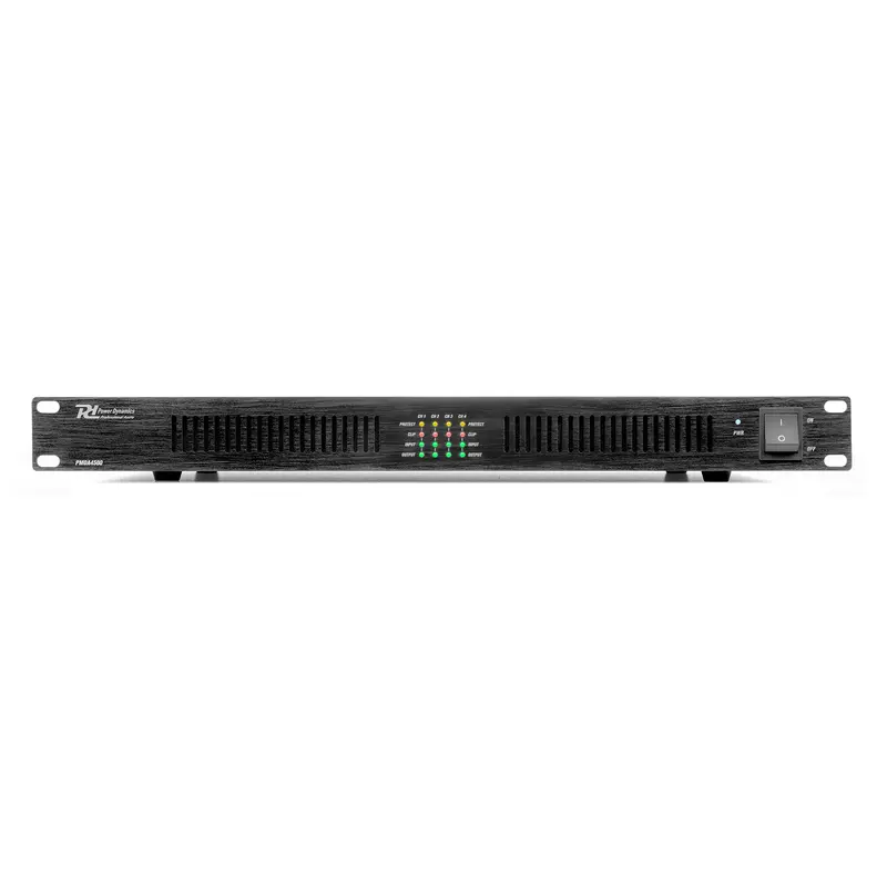 PD PMDA4500 4-Channel 100V Line Multi Zone Power Amplifier - 4x 500W 6