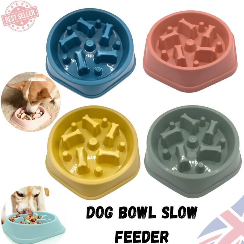Product Introduction of Dog Bowl Slow Feeder Pet Bowl Anti Bloating Anti Slip Feet Interactive Feed Dish 9