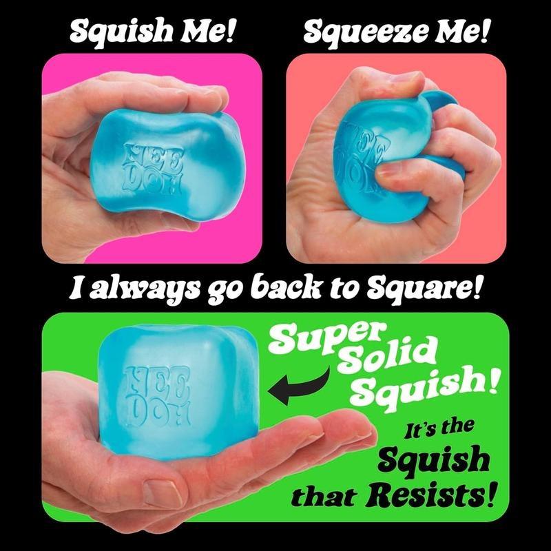 Nice Cube Nee Doh Stress Ball - Sensory Toys,  Sensory Balls, Non-Toxic Dough Material，Needoh Fidget Toys, Anxiety & Stress Relief, fidgets  school antistress  toys 7