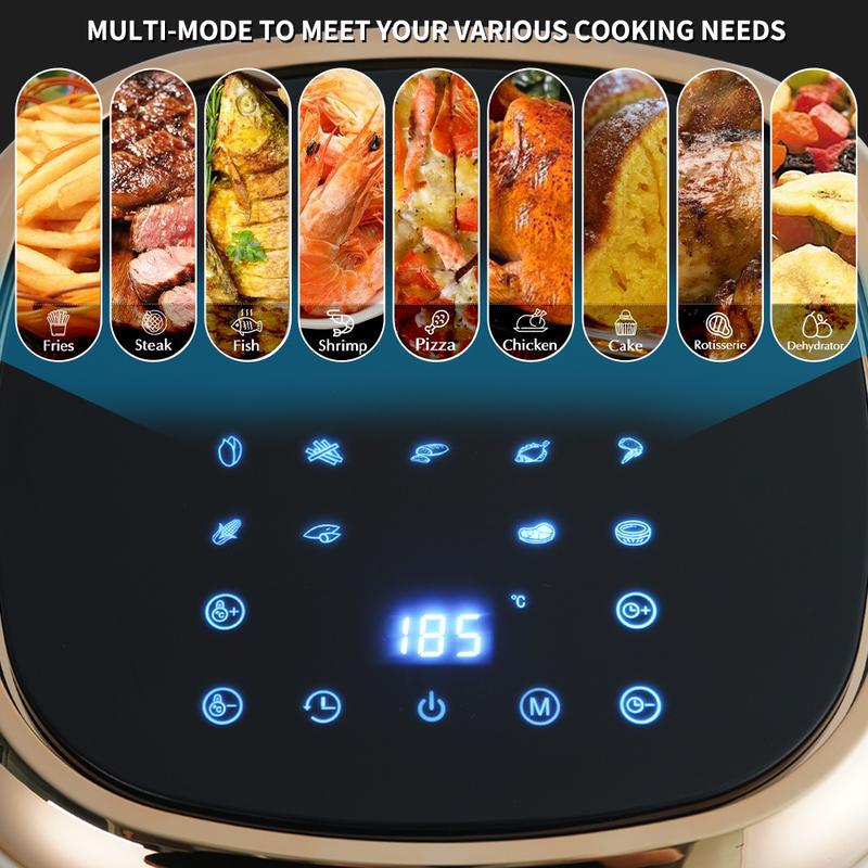 Air Fryer, oven  toaster toaster  oven microwave  oven microwave  air house  appliances stainless  steel touch screen 5