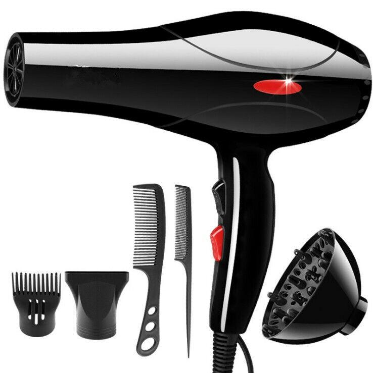 2200W Professional Style Hair Dryer Nozzle Concentrator Blower Pro Salon Heat UK 5