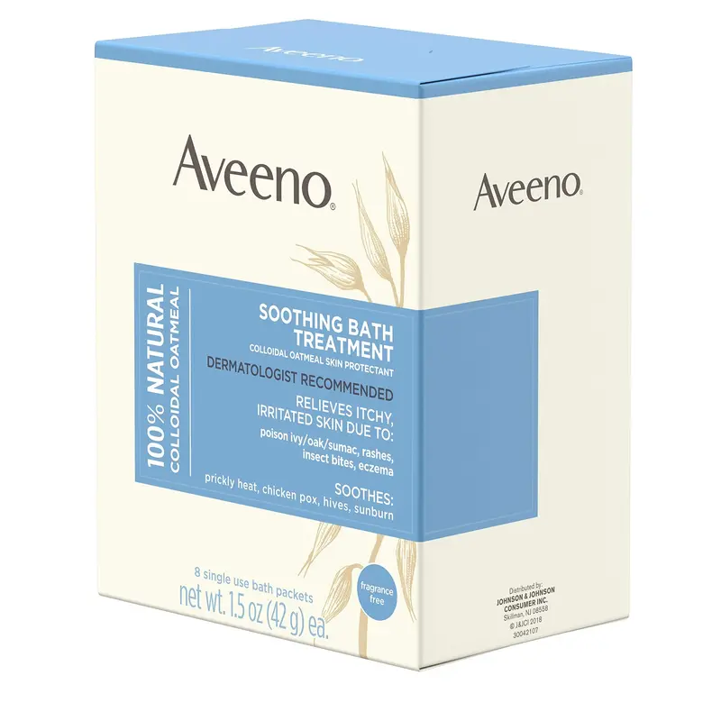 Aveeno Soothing Bath Treatment For Itchy, Irritated Skin, 8 Count 2