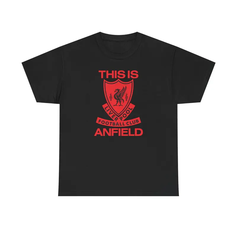 This is Anfield | Liverpool FC T-shirt | Coton Unisex | Vintage Football Fans Shirt 1