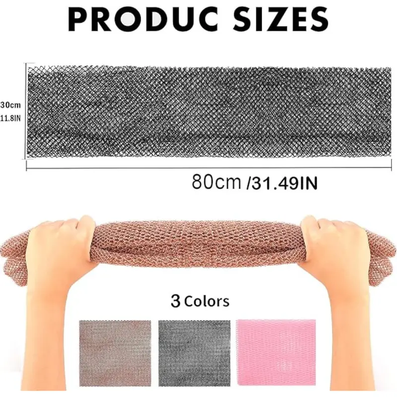 3pcs African Sponge Bath, Exfoliating Net, Beauty Skin Wash Towel African Net Cloth Nylon Back Scrubbers Shower Body Cleaning Spa Massage Bath Towel Back Scrubber 1