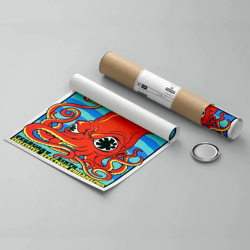 Music Posters on 4" x 6" aluminum print + free shipping. Choose your own from Elvis Presley, Grateful Dead, Weezer & more 3