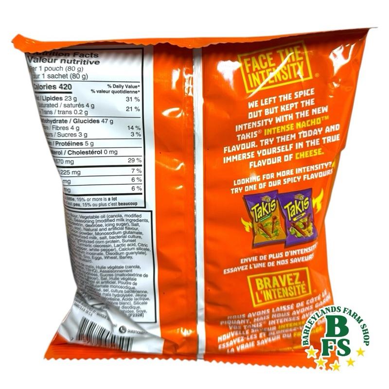Takis Intense Nacho 80G - 12/25 1