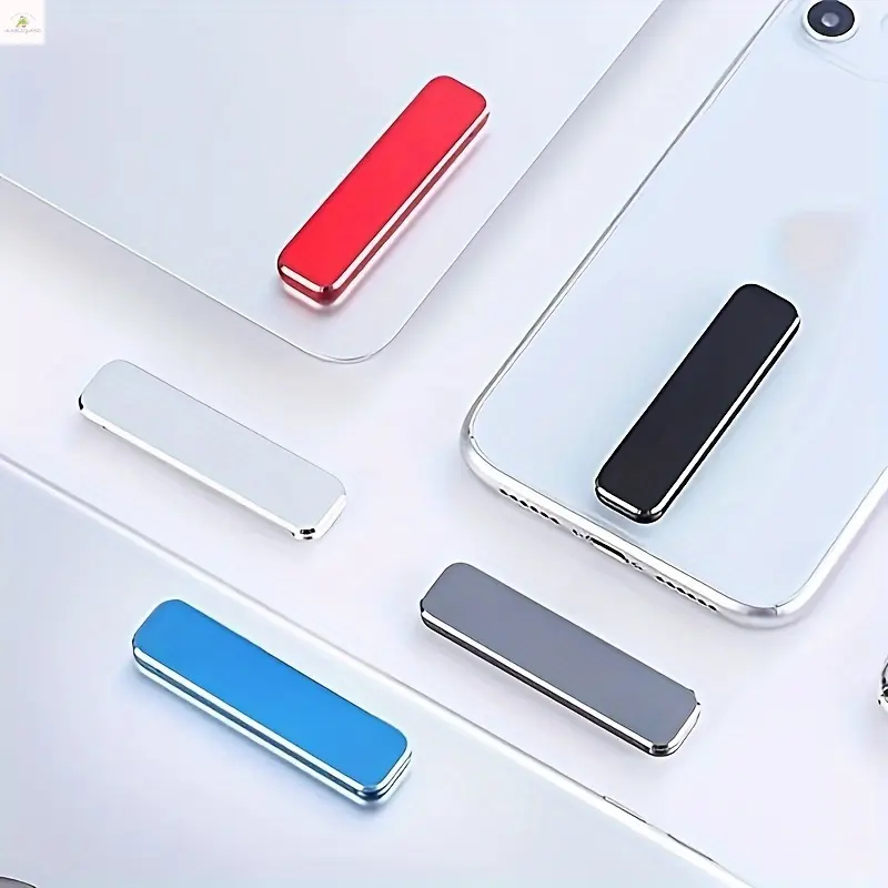 ANIELGARD  Creative Ultra-Thin Foldable Invisible Back Adhesive Phone Stand - Desktop Anti-Slip Design, Adjustable for Optimal Viewing. 0