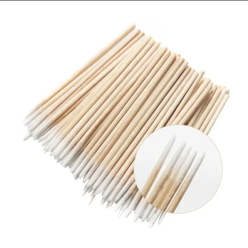 Wooden Nail Corrector Cotton Swabs (100 pack) 0