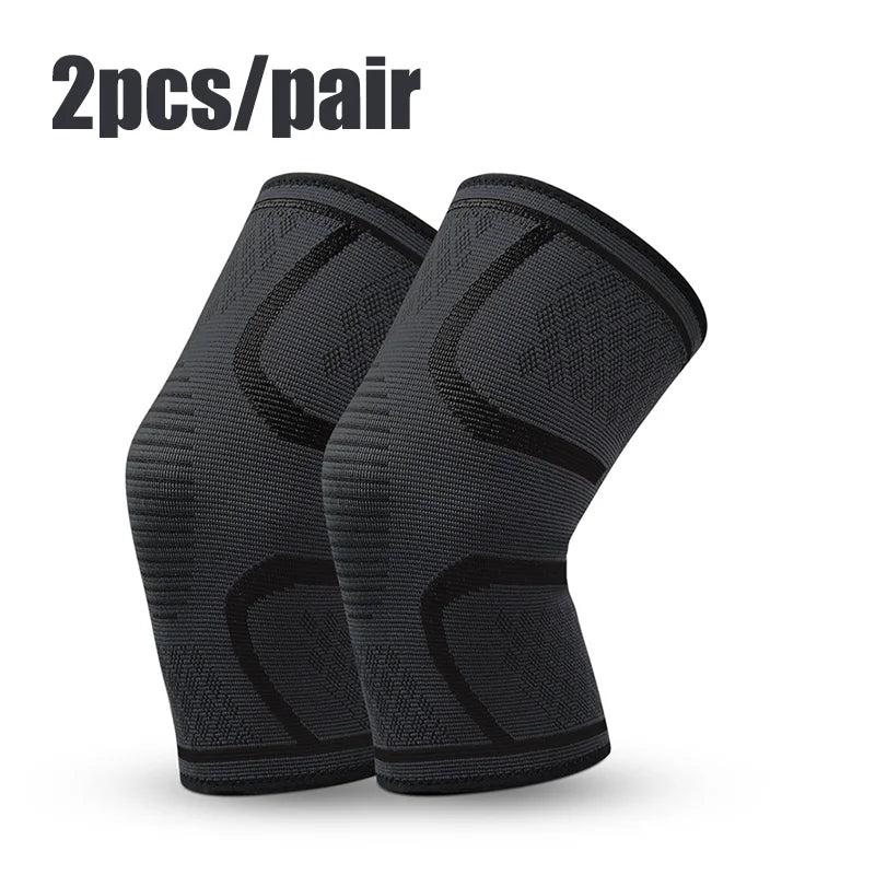 2pcs Adjustable Knee Pads - Shock-Absorbing Protective Braces for Running and Cycling 8