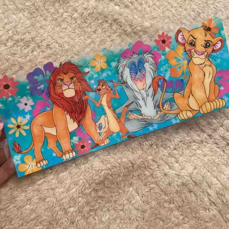 207 UVDTF Wrap Transfer Lion Film Print Craft Supplies