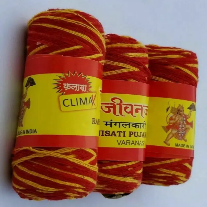 3x mauli thread pack mouli good luck dhaga wedding kalawa sacred hindu religious 5