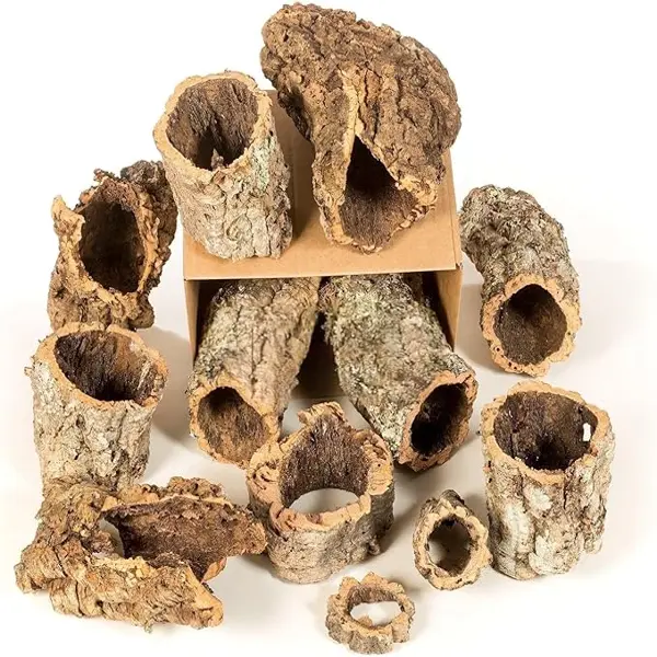 2.5KG Mixed Bulk Box Cork Bark Tubes & Flats