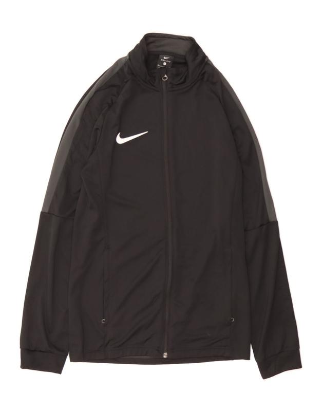 Pre-Owned Vintage NIKE Mens Dri Fit Tracksuit Top Jacket Small Black Colourblock Polyester 0