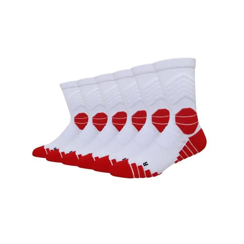 Unisex's Plain Athletic Socks, Cushioning Performance Crew Socks, Breathable Comfortable Sports Socks for All Seasons 7