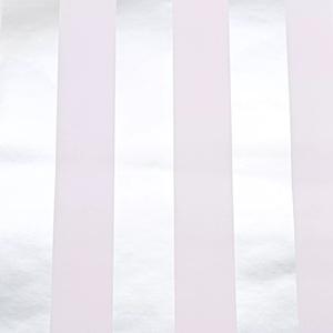 Pale Pink Stripe Wallpaper Silver Metallic Shimmer Feature Wall Girls PlayRoom