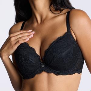 Mollie lace padded plunge bra