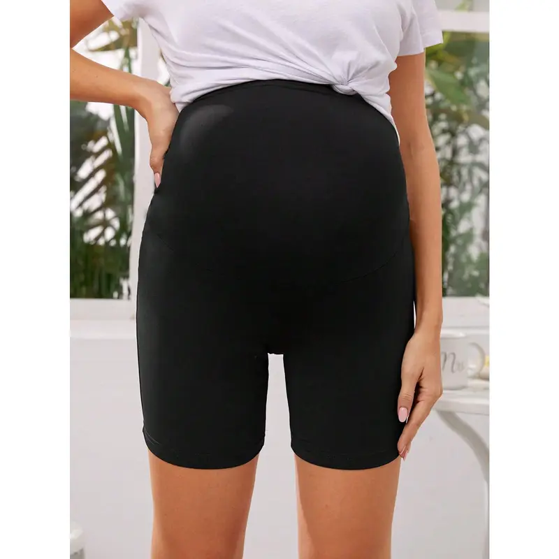 SHEIN Maternity Solid Cycling Shorts 3