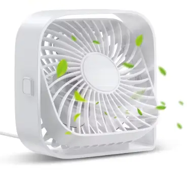 Mini Portable Fan,USB Desk Fan Table,Quiet 3 Speed Wind Personal Fan 360°Rotatable Head Standing Fans for Room Camping Hom 1