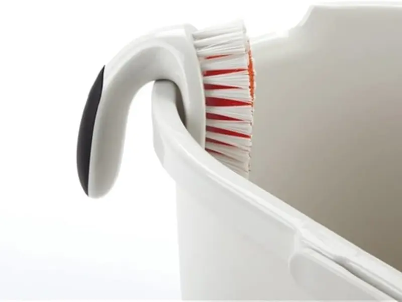 OXO Good Grips All-Purpose Scrub Brush - White, for Household Cleaning 3