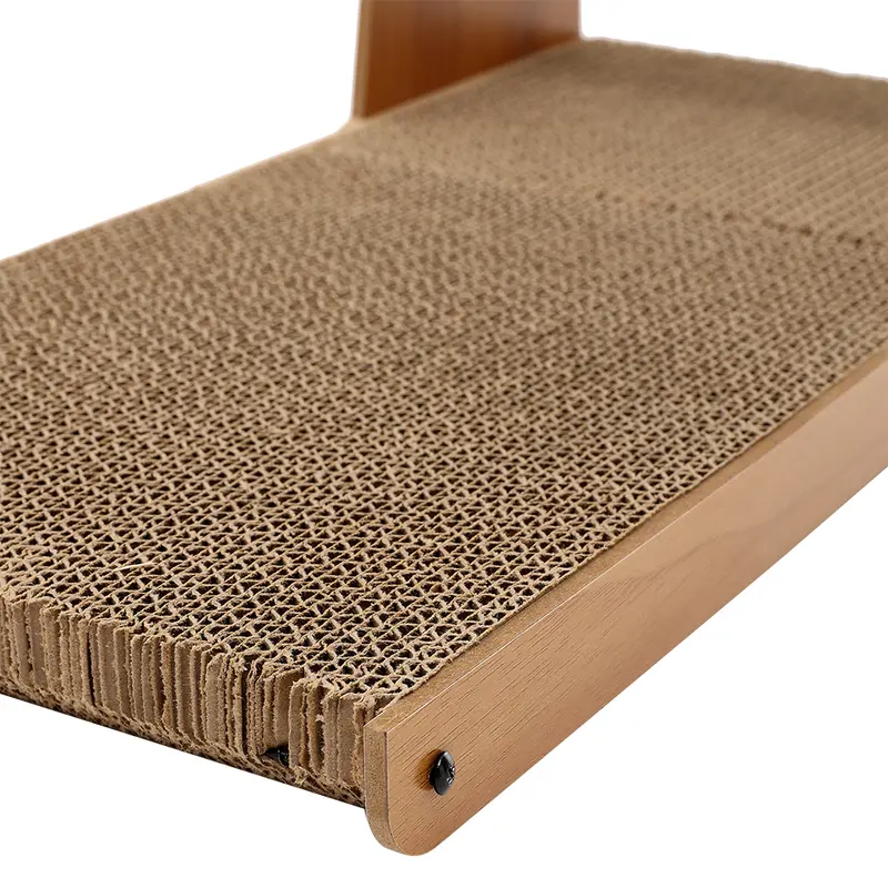 Pets Mood L-Shaped Cat Scratcher with Cat Scratching Ball 4