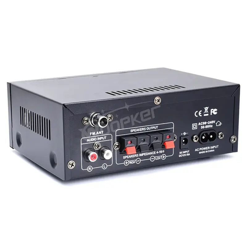 Woopker AK45 HiFi Digital Amplifier Max Power 90Wx2 Channel 2.0 Bluetooth Surround Sound AMP Speaker for Home 5