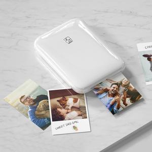 Pocket Photo Printer, Rechargeable Bluetooth-compatible Wireless Photo Printer, Portable Mini Photo Thermal Printing Machine for Home & Office, Camera Printer, Wifi