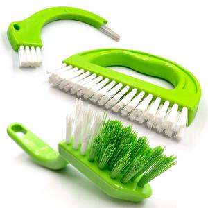 4 in 1 Brush Set - Perfect for Cleaning Grout and Bathroom or KitchenTiles - Multifunctional For All Cleaning Jobs