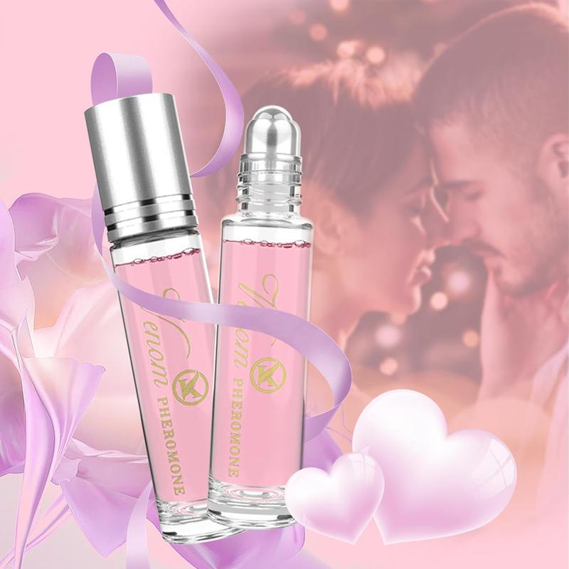 Product Introduction of 2PCS Pheromone Perfume for Women, Infused Essential Oil Roll-On Desire Drops Perfume (Pink) - Comfort and Scent 1