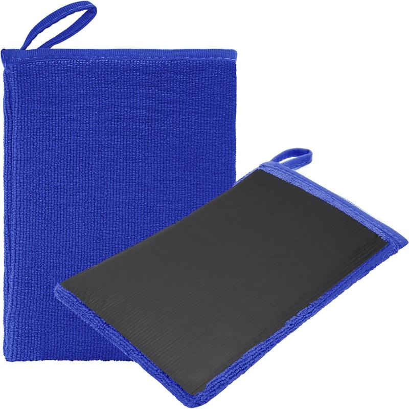 Product Introduction of 2Pack Clay Mitt, Microfiber Clay Bar Glove Towel for Car Detailing (Blue) clay towel 0
