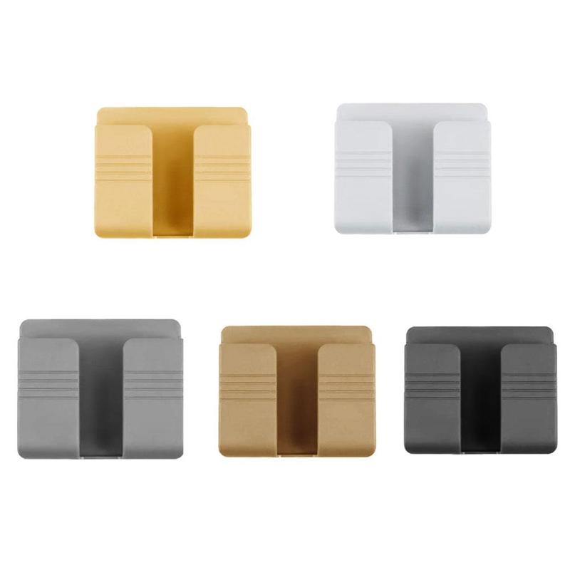Product Introduction of Wall Mounted Mobile Phone Charging Stand Adhesive Wall Shelf Phone TV Remote Control Organizer Kitchen Bathroom Storage Rack 15