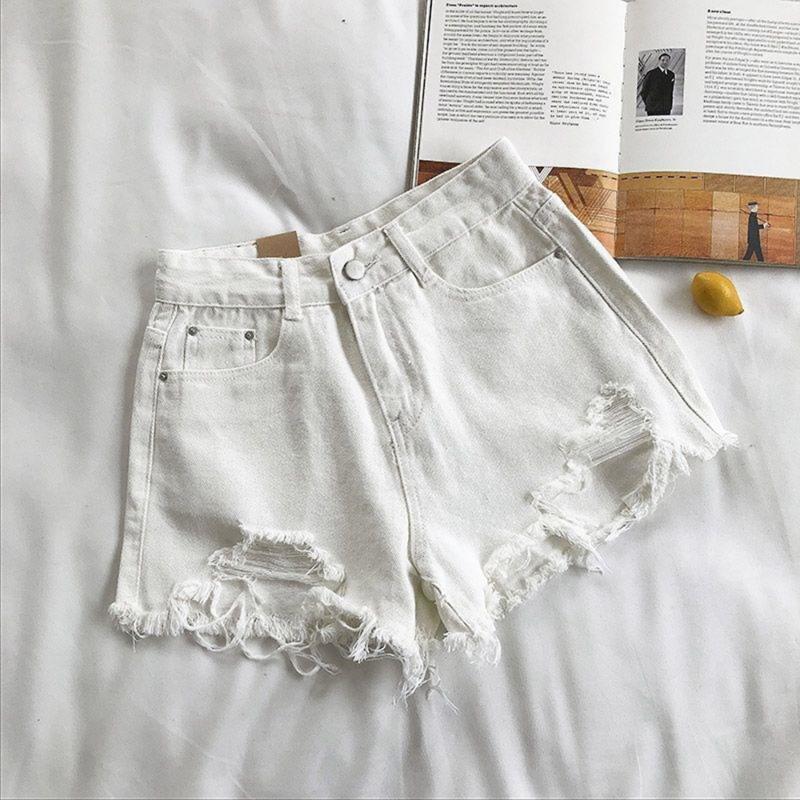 Product Introduction of Korean Denim Holes Shorts For Women  Fashion High WaistWide Leg Short Jeans Female Designer Casual Street Short 2024 New 22