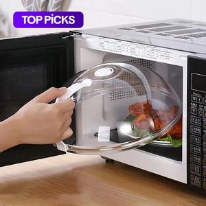1 Piece Microwave Splatter Cover With Handle #TOP PICKS