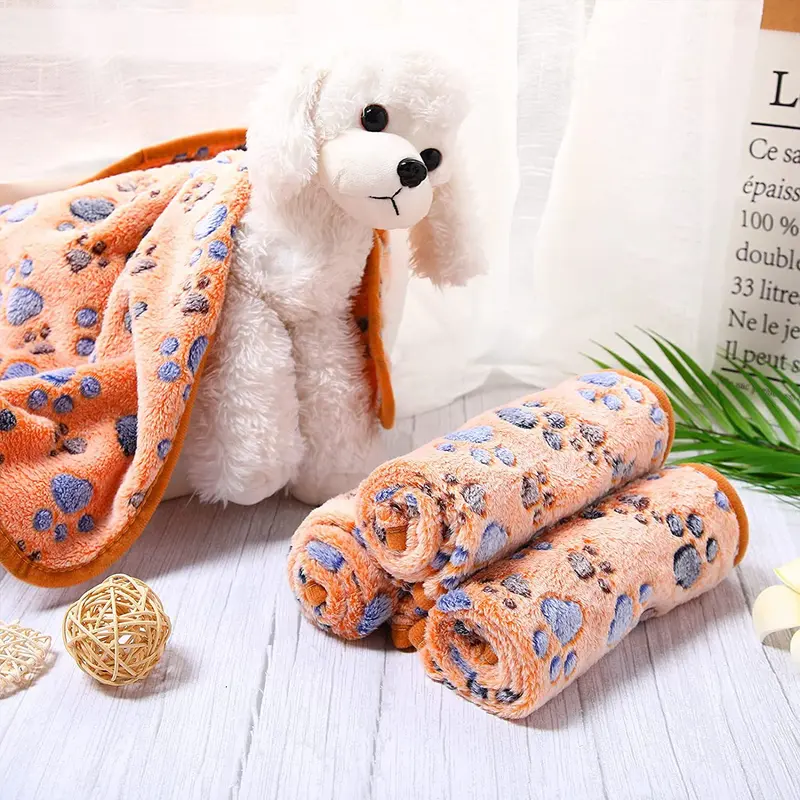 Pet Blanket Dog Cat Coral Fleece Blanket 1