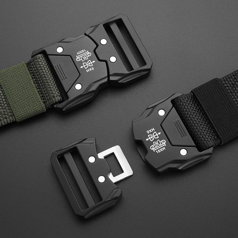 Tactical Waist Belt - Durable Automatic Buckle, Perfect for Outdoor Adventures, Unisex Accessories for Men and Women 1