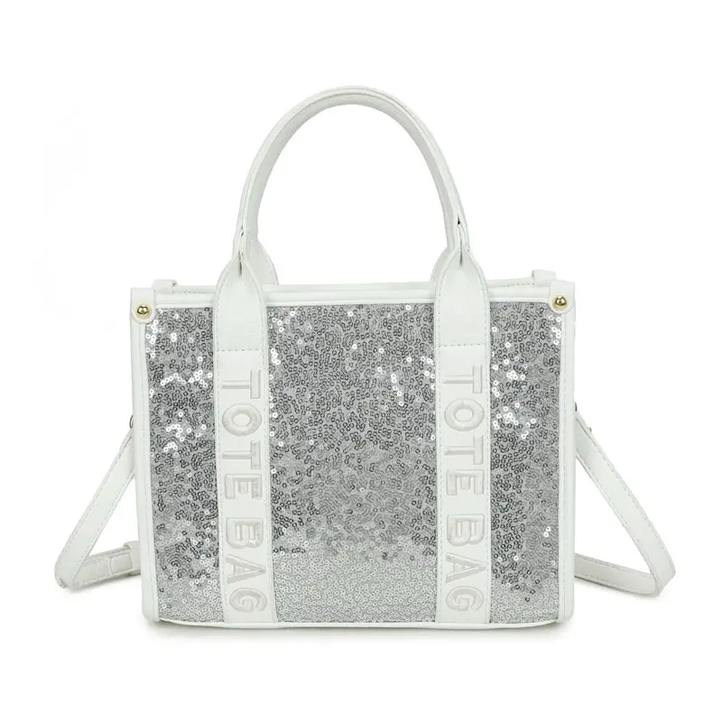 Sequin Tote bag for women versatile sturdy strong multiple colours 8
